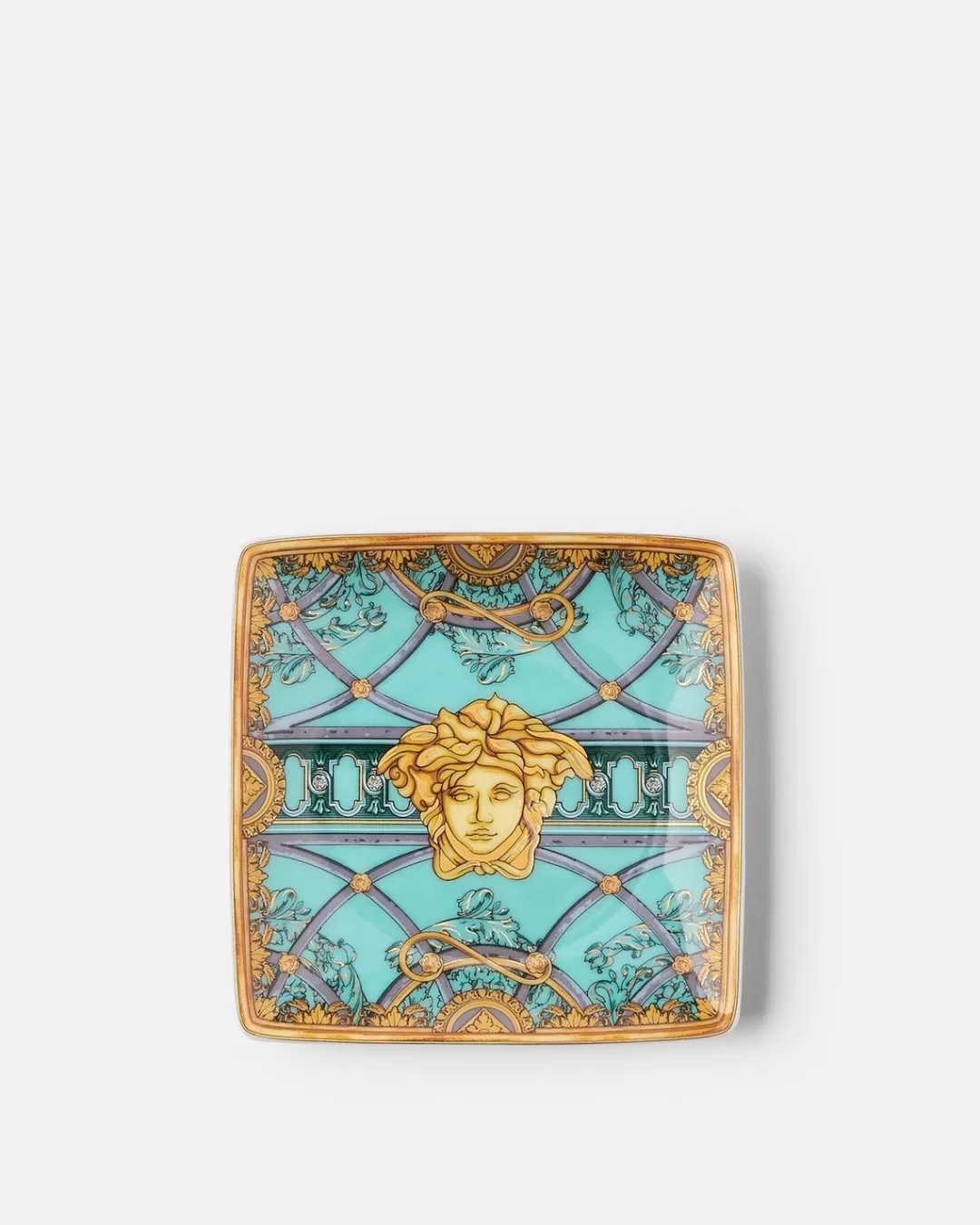 Scala Del Palazzo Verde Dish 12 Cm*Versace Hot