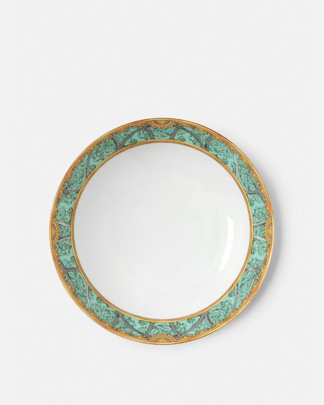 Scala Del Palazzo Verde Soup Plate 22 Cm*Versace Outlet