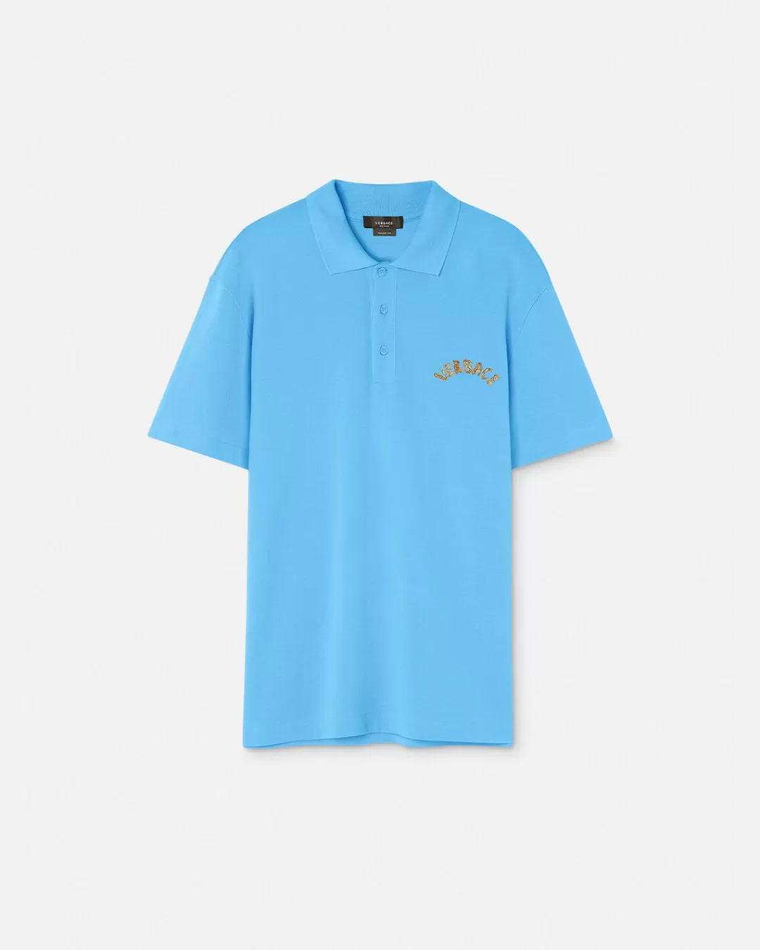 Seashell Baroque Logo Polo Shirt*Versace Fashion