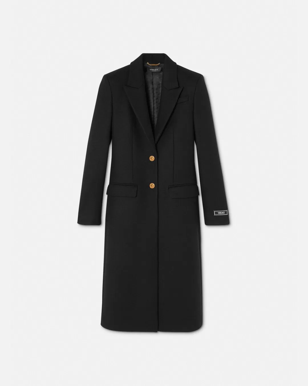 Single-Breasted Long Coat*Versace Sale