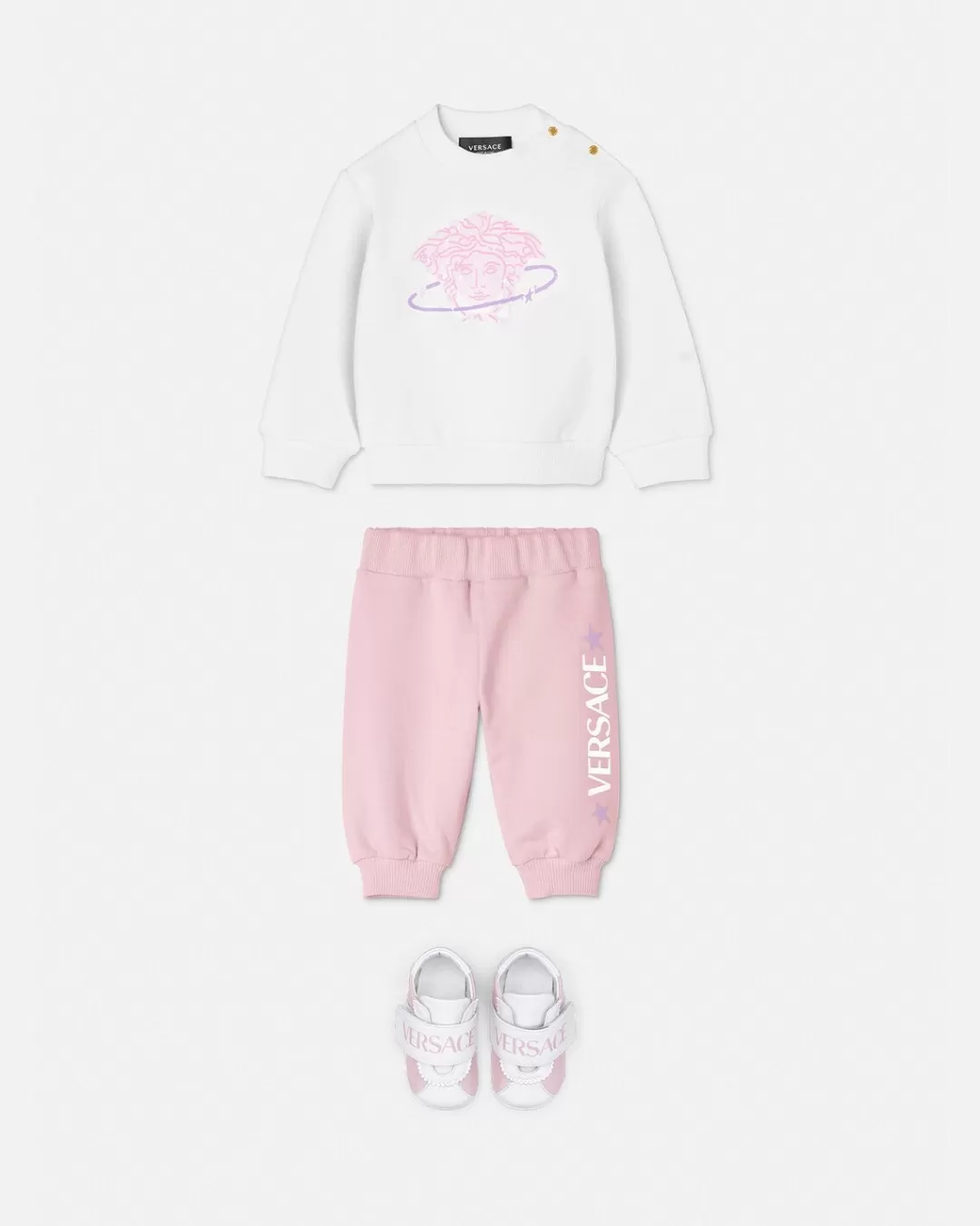 Stars Baby Sweat Set*Versace Store