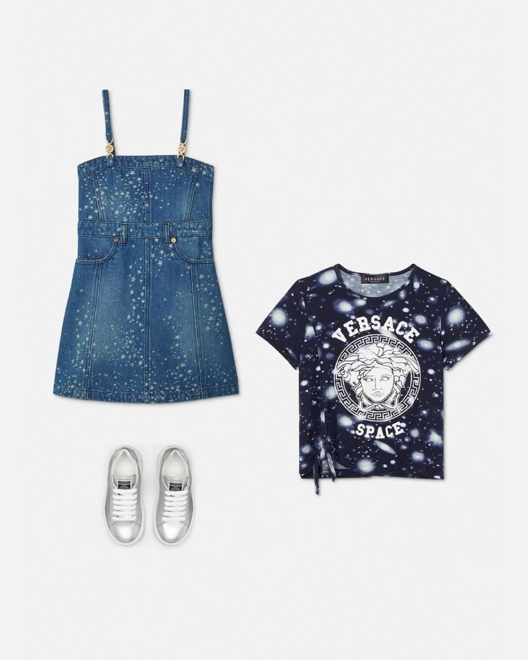 Stars Kids Denim Dress*Versace Flash Sale