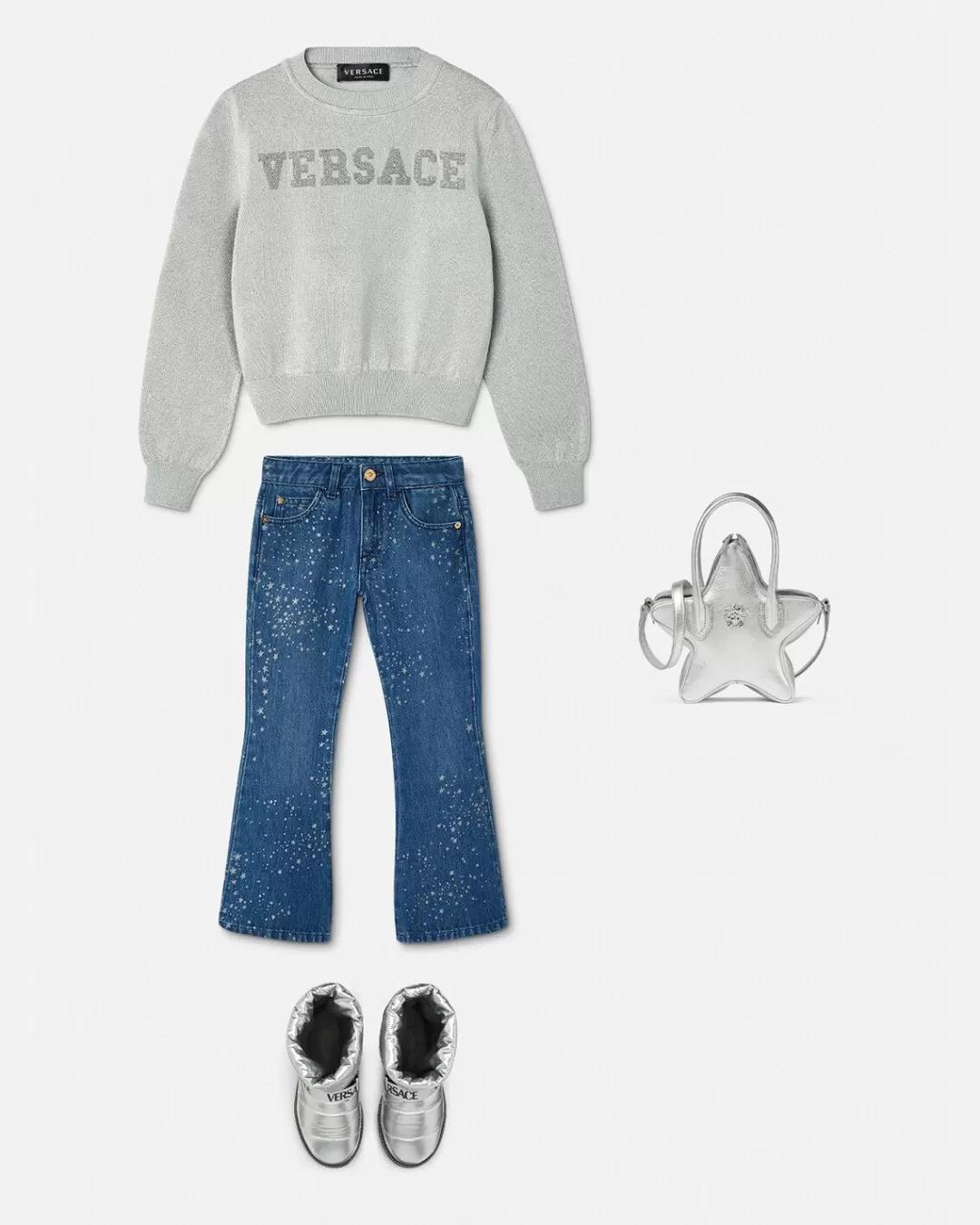 Stars Kids Flared Jeans*Versace Cheap