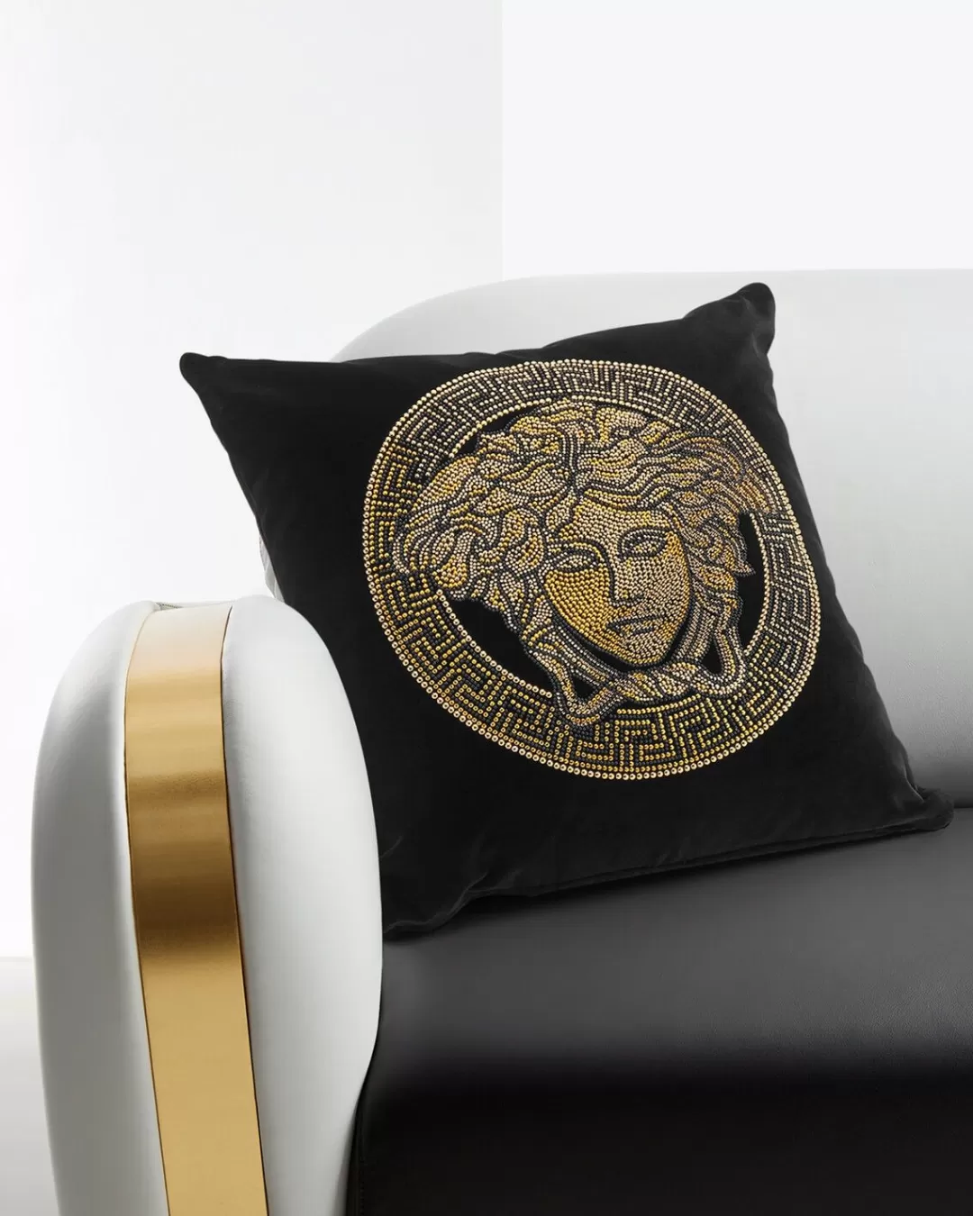 Studded Icon Cushion 45 Cm*Versace New