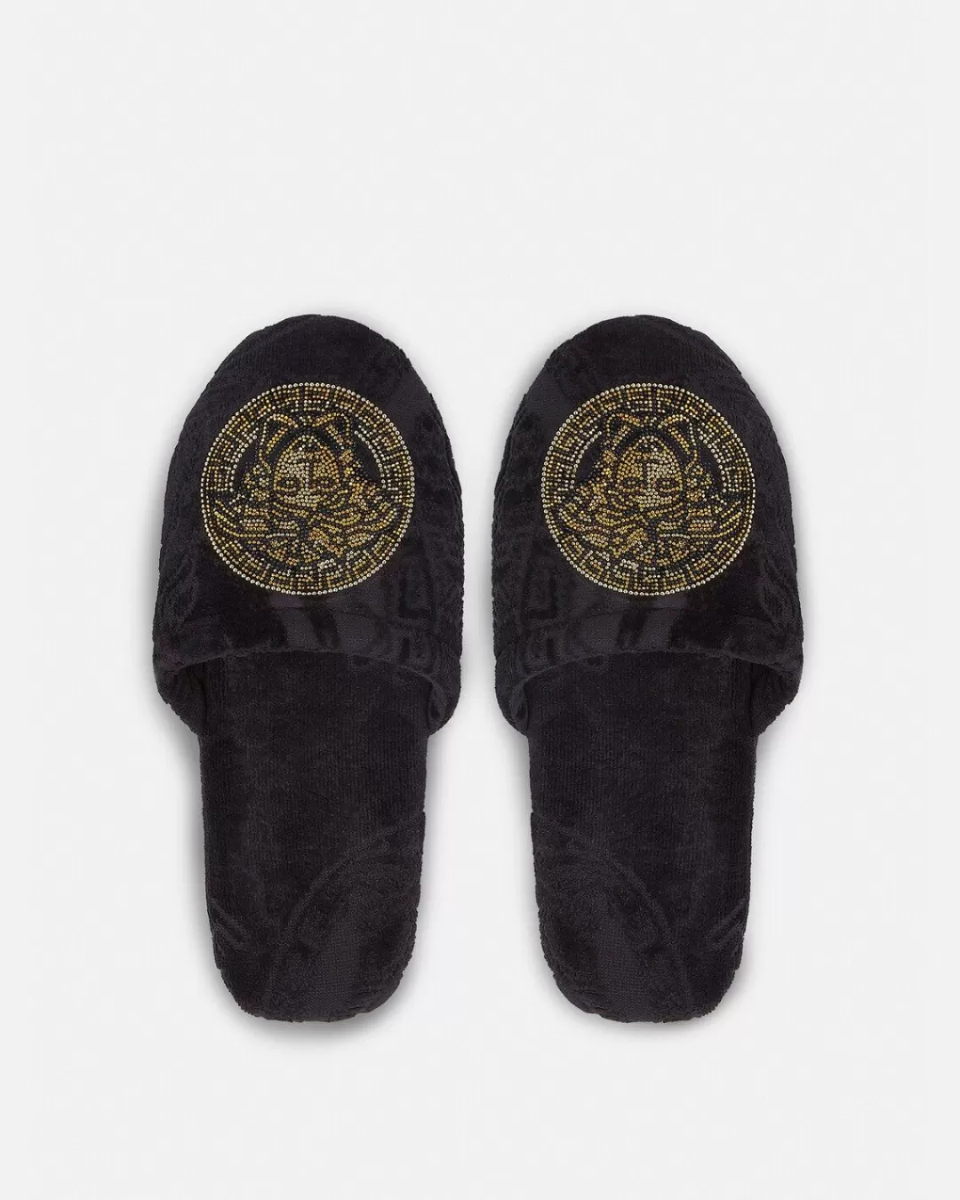 Studded Medusa Slippers*Versace Flash Sale