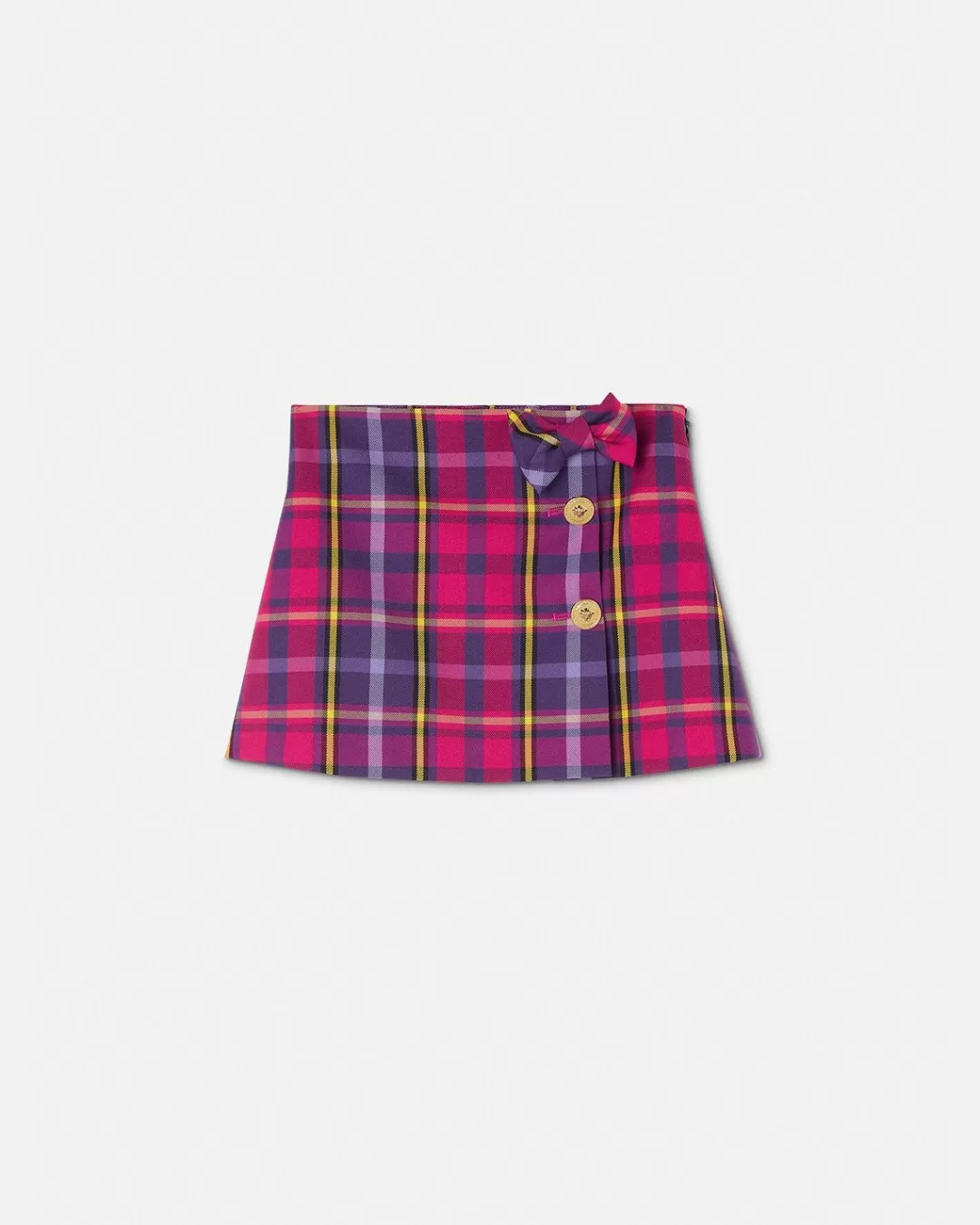 Tartan Baby Bow Skirt*Versace Best Sale