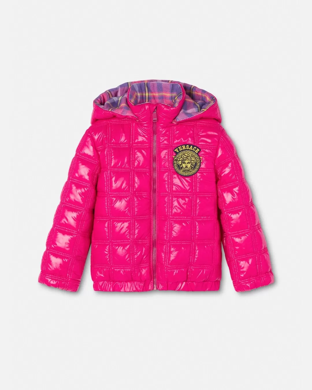 Tartan Medusa Baby Puffer Jacket*Versace Clearance