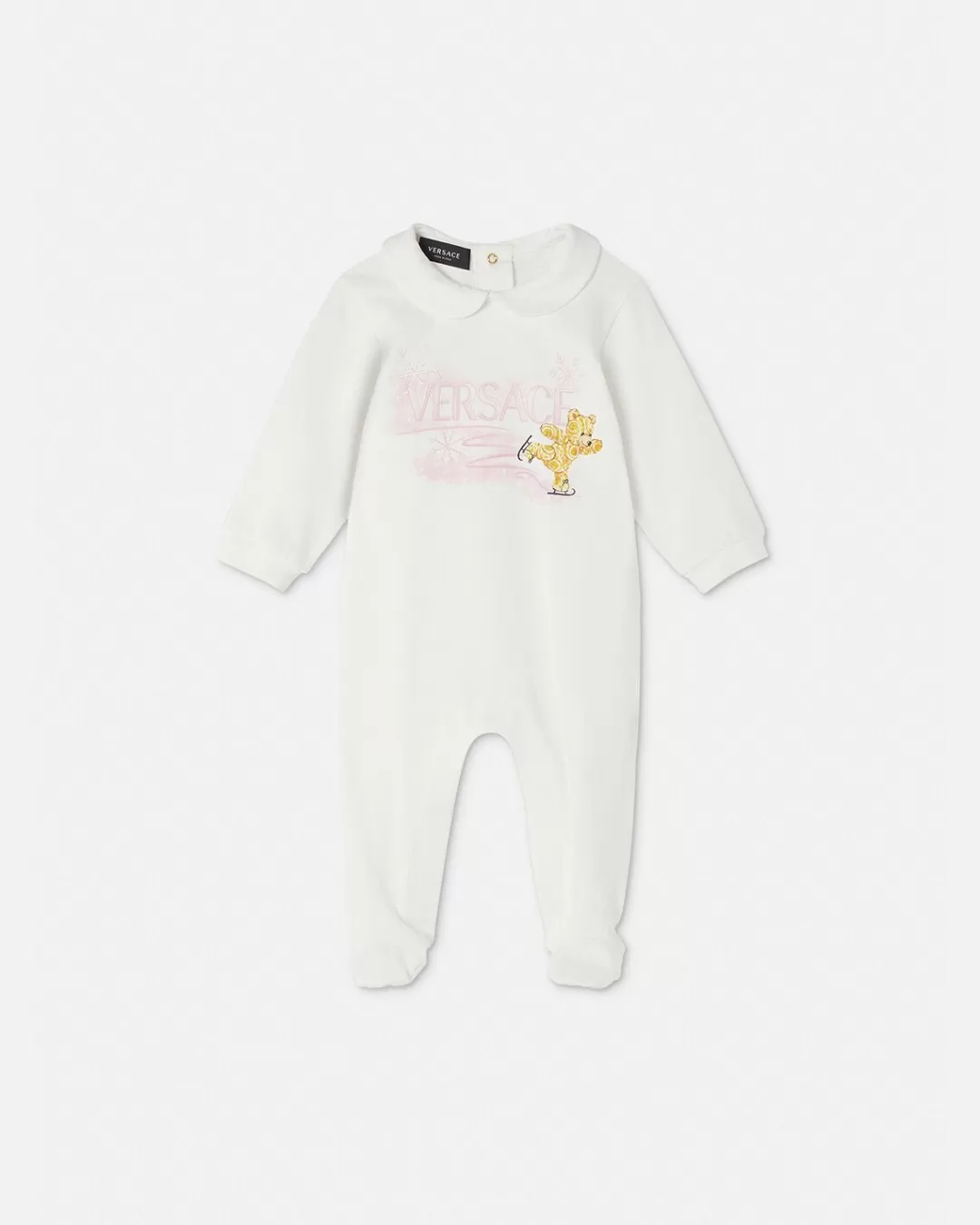 Teddy On Ice Baby Sleepsuit*Versace Flash Sale