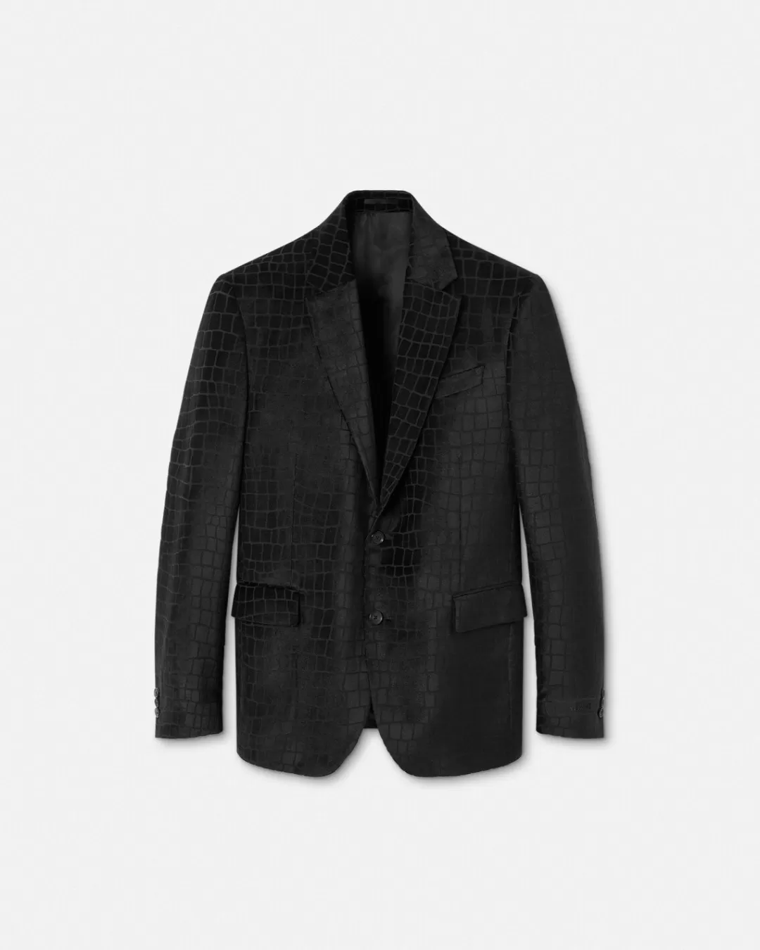 Velvet Devore Single-Breasted Blazer*Versace Cheap