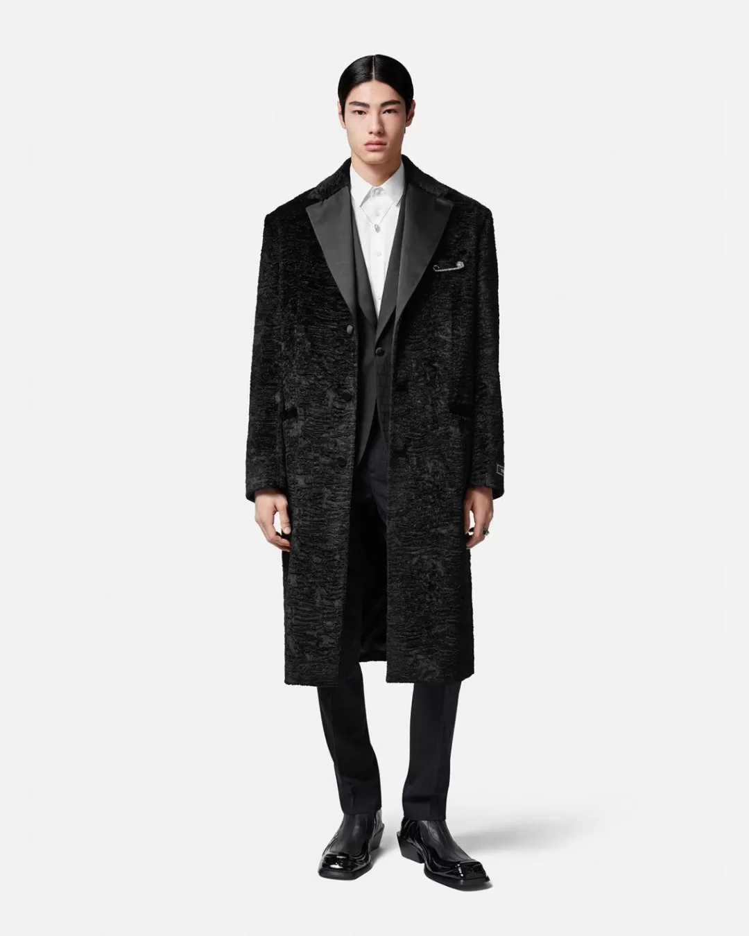 Velvet Long Coat*Versace Sale