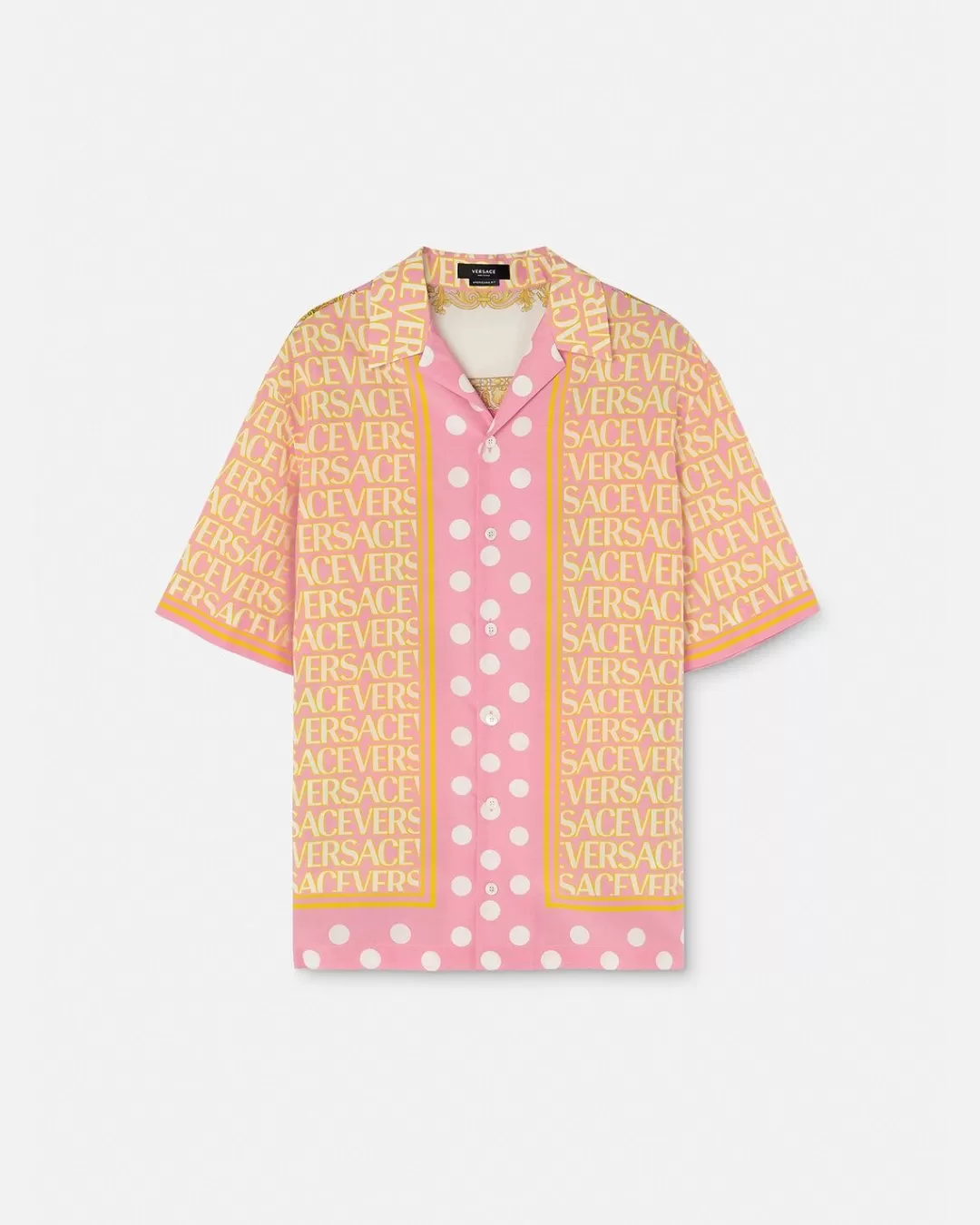 Allover Cotton Blend Shirt*Versace Store