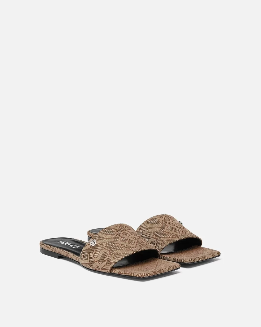 Allover Flat Sandals*Versace Cheap