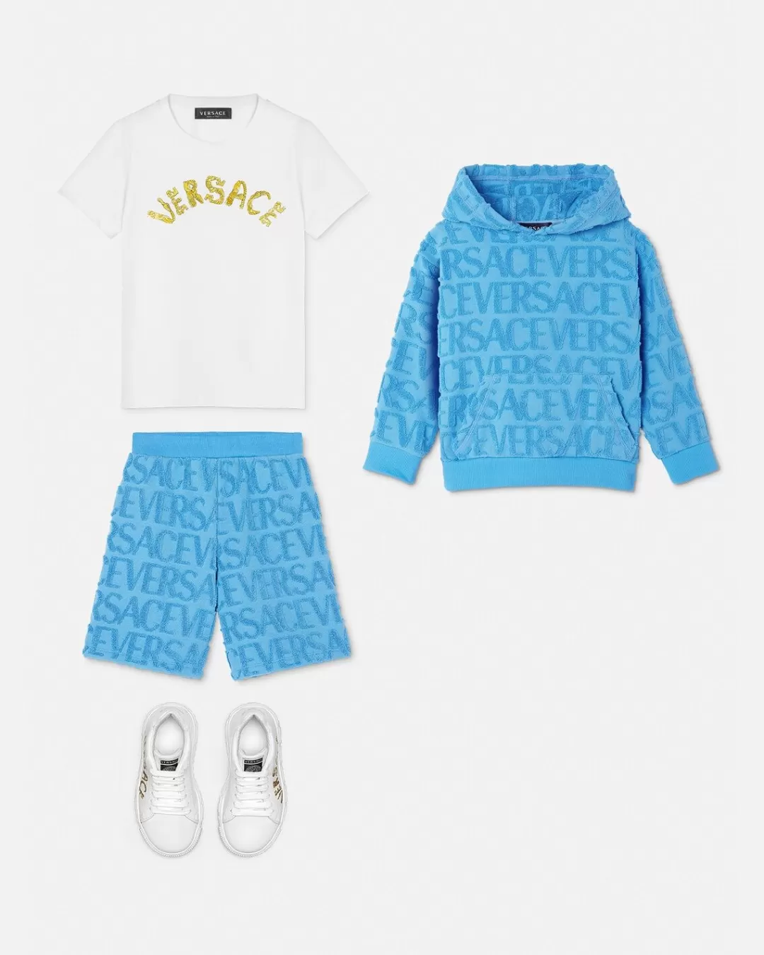 Allover Kids Towel Hoodie*Versace Shop