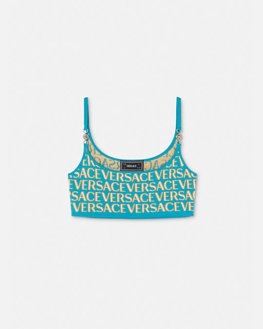 Allover Knit Crop Top*Versace Online