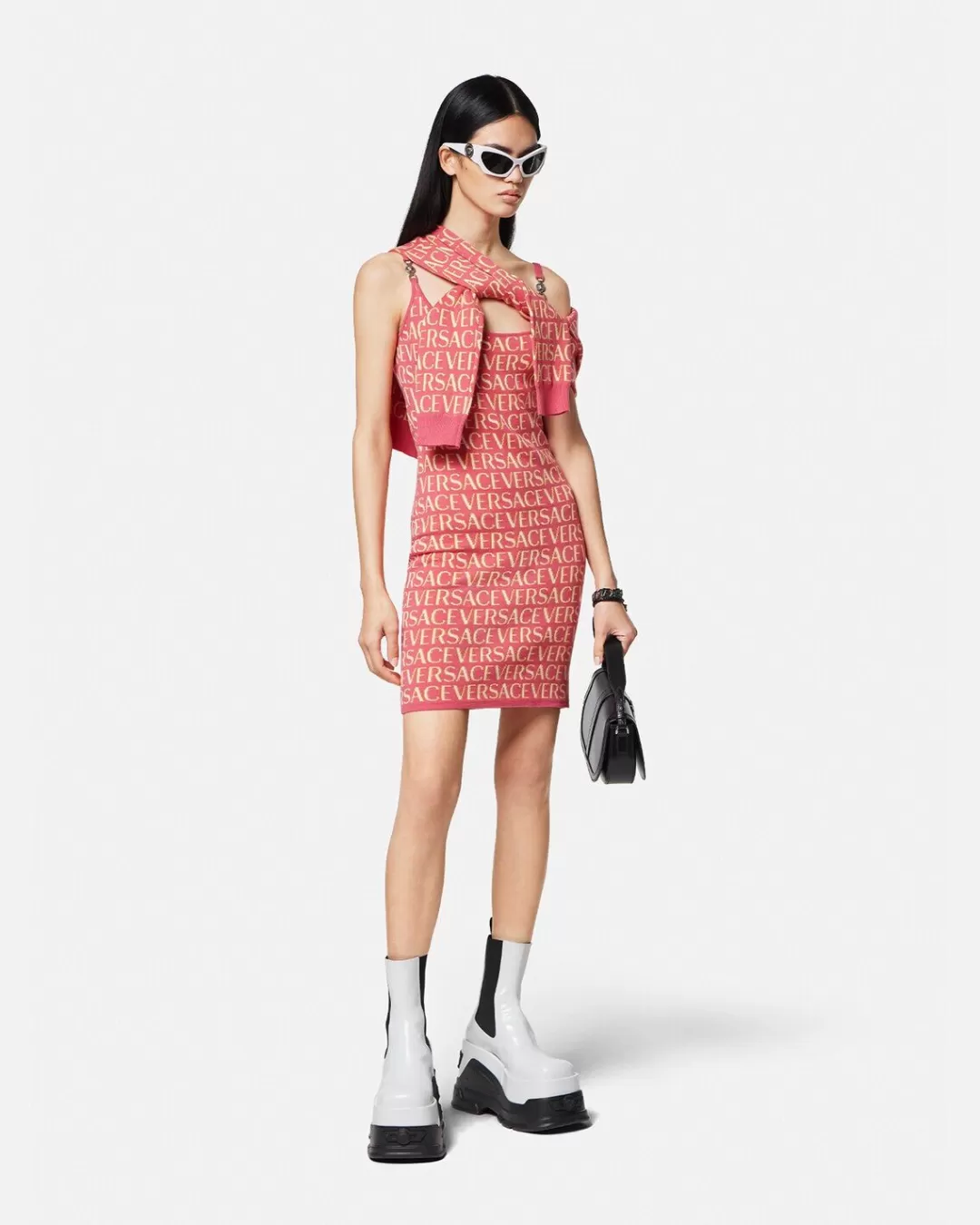 Allover Knit Midi Dress*Versace Clearance