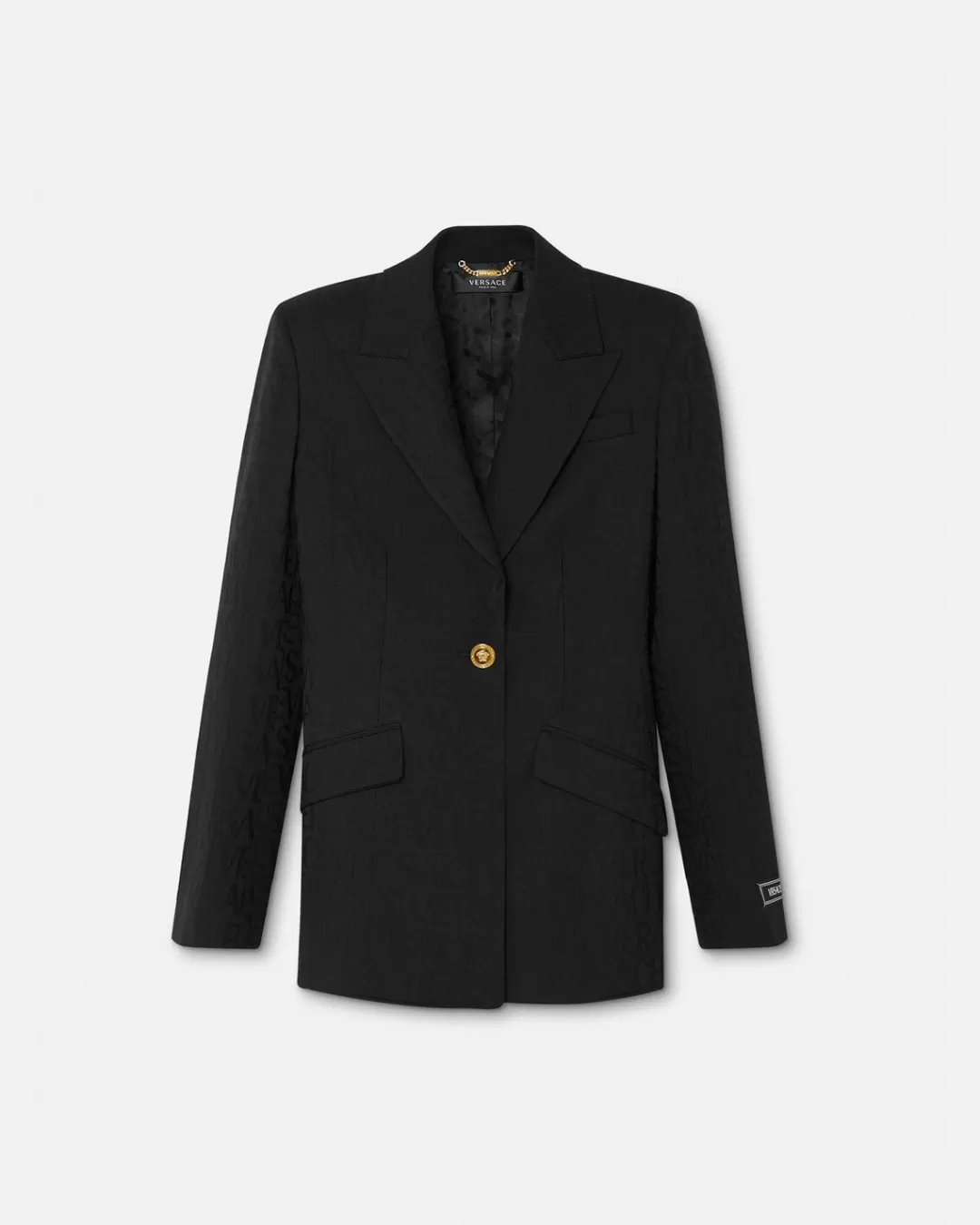 Allover Single-Breasted Blazer*Versace Flash Sale