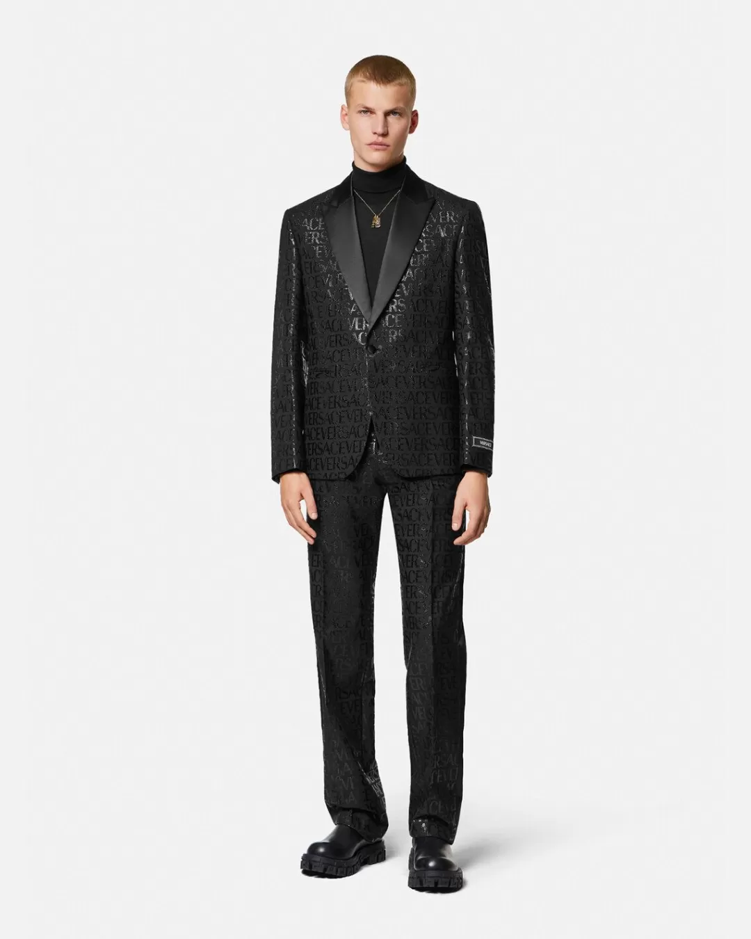 Allover Single-Breasted Blazer*Versace Best