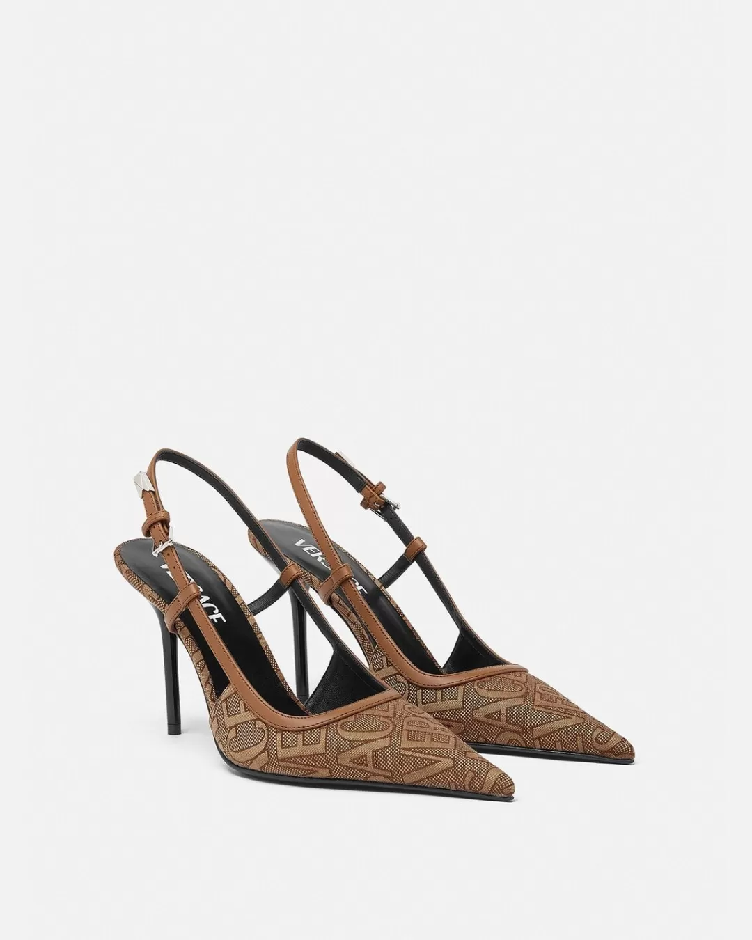 Allover Slingback Pumps*Versace Shop