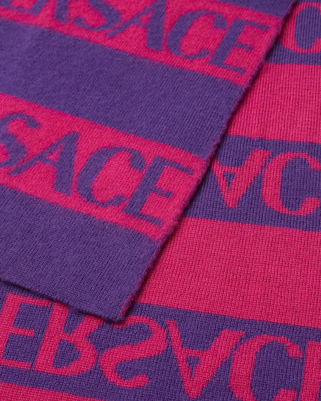 Allover Striped Kids Scarf*Versace Best Sale