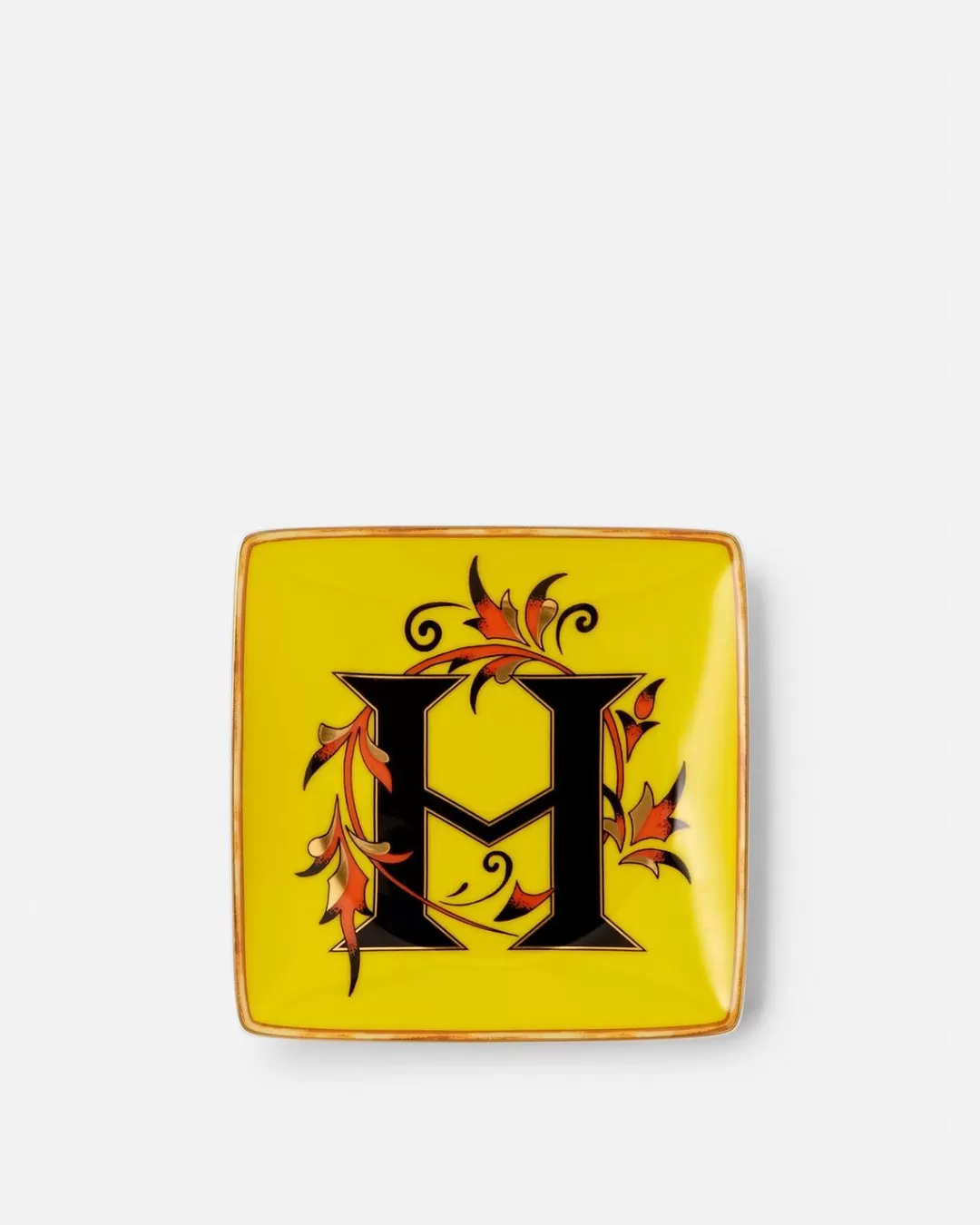 Alphabet H Dish 12Cm*Versace Hot