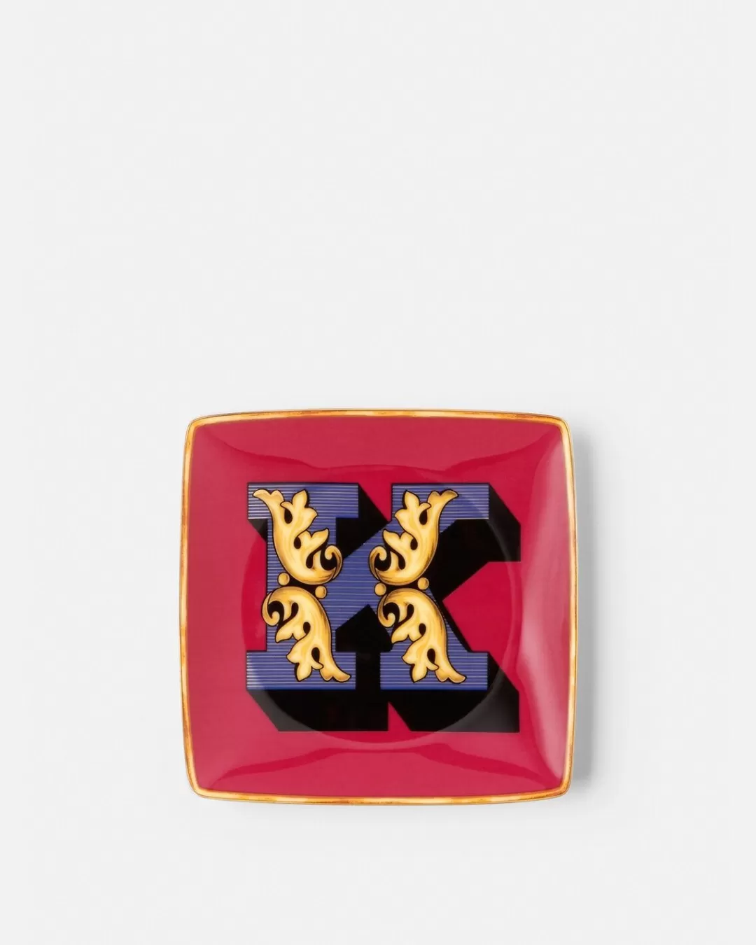 Alphabet K Dish 12Cm*Versace Outlet