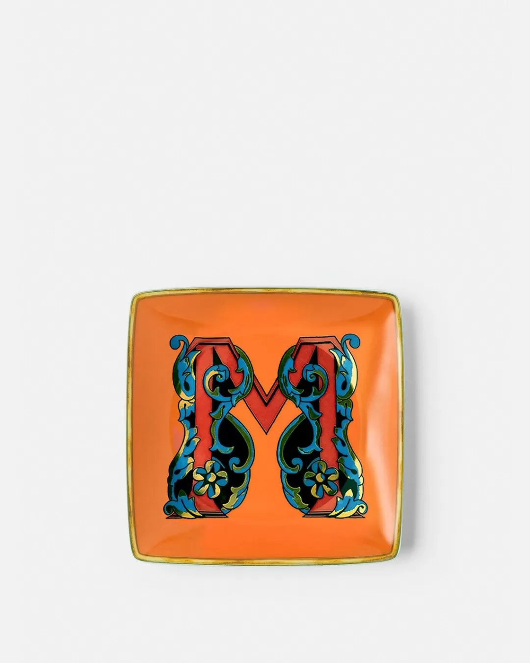 Alphabet M Dish 12Cm*Versace Cheap