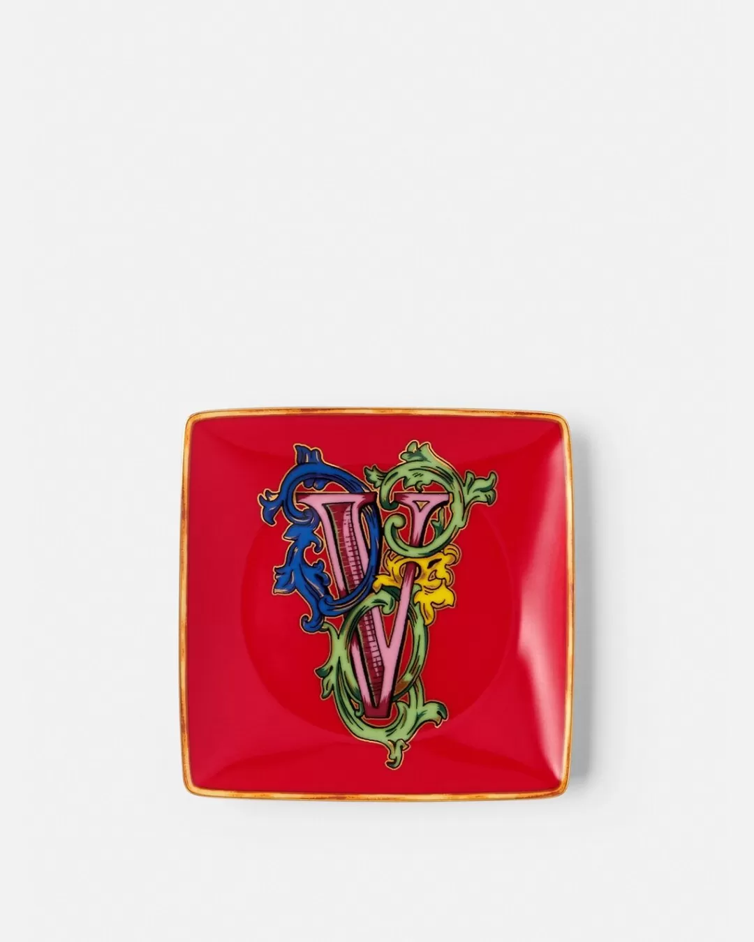 Alphabet V Dish 12 Cm*Versace Online