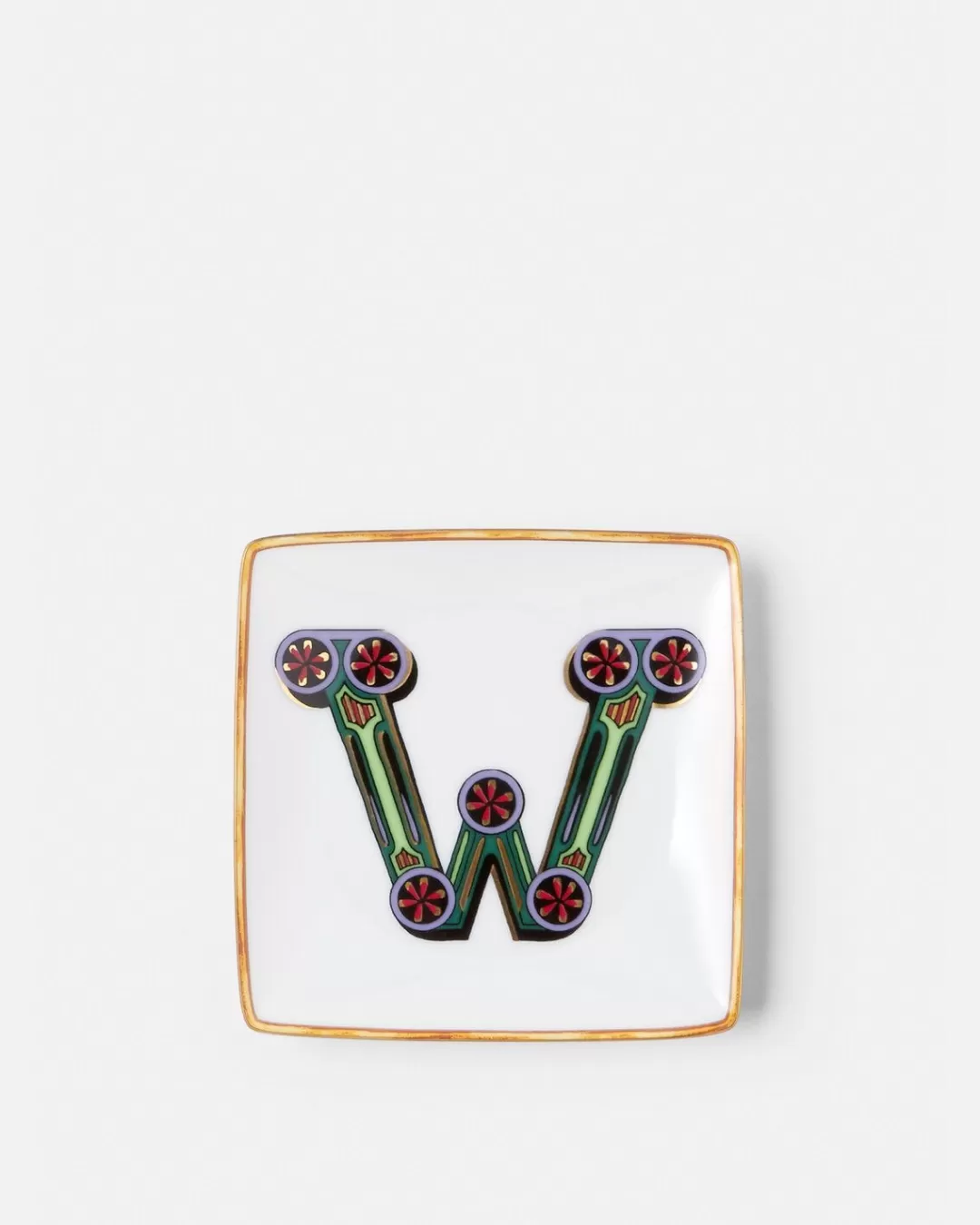 Alphabet W Dish 12 Cm*Versace Sale