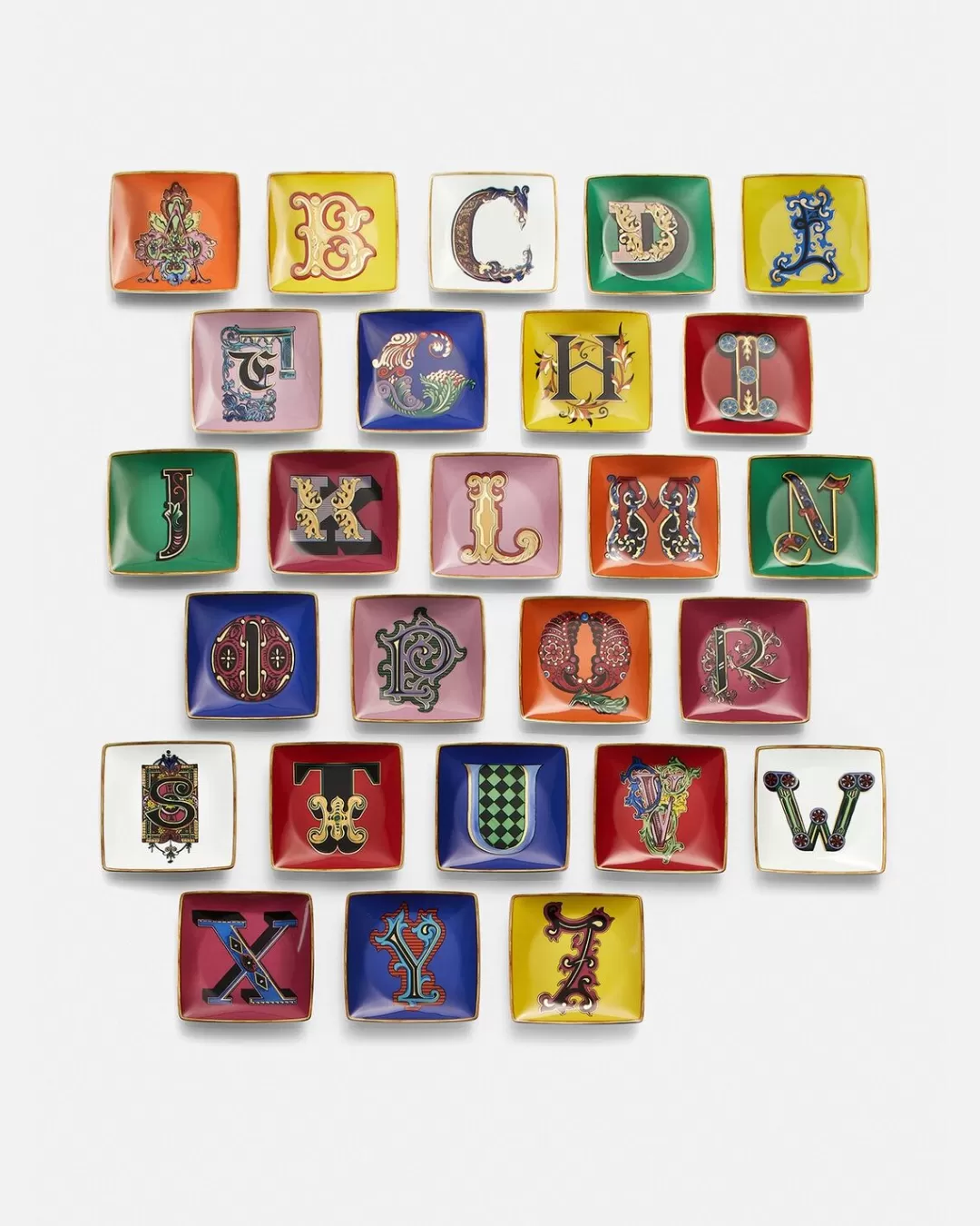 Alphabet W Dish 12 Cm*Versace Sale