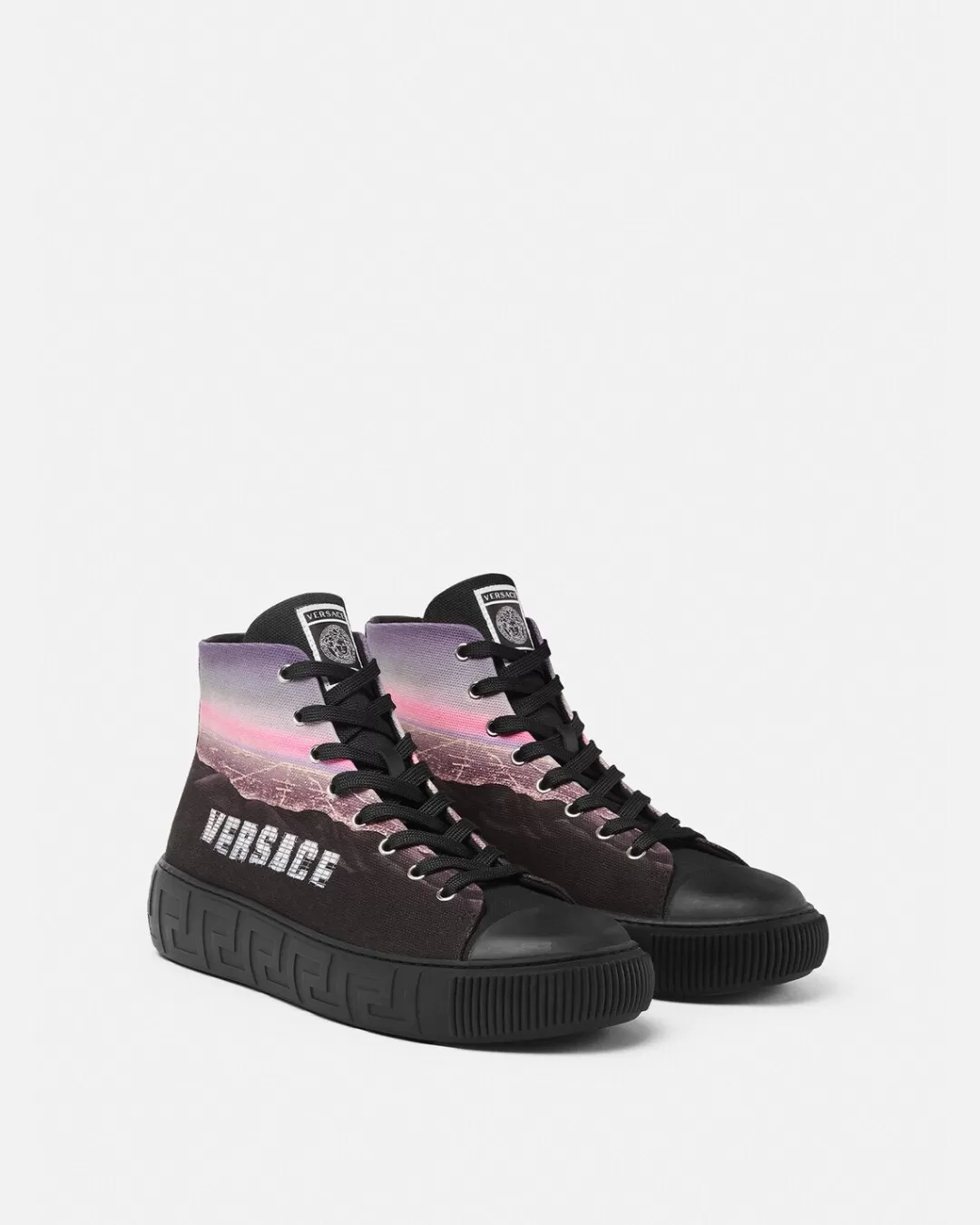 Hills Greca High-Top Trainers*Versace Sale