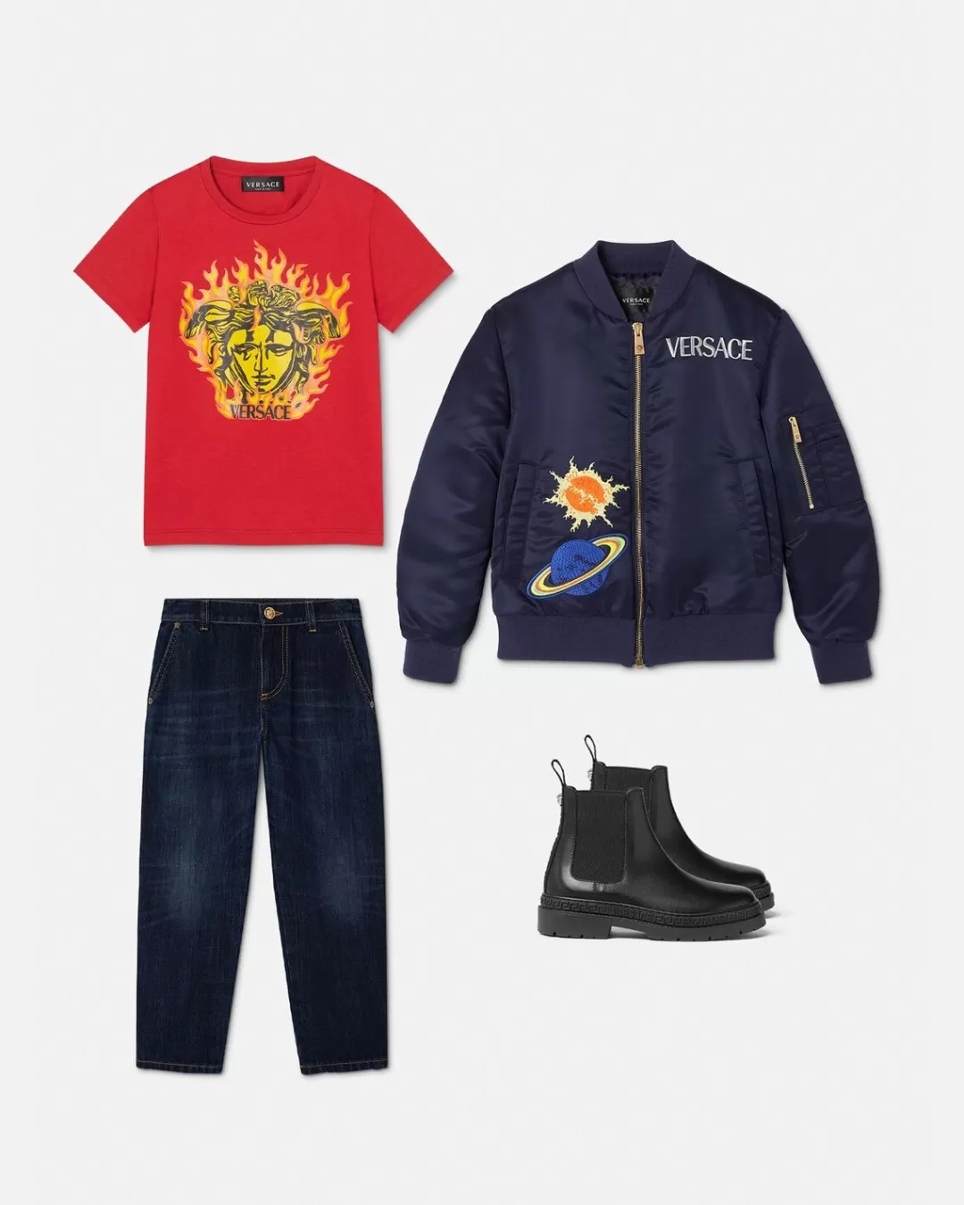 Logo Kids Jeans*Versace Clearance