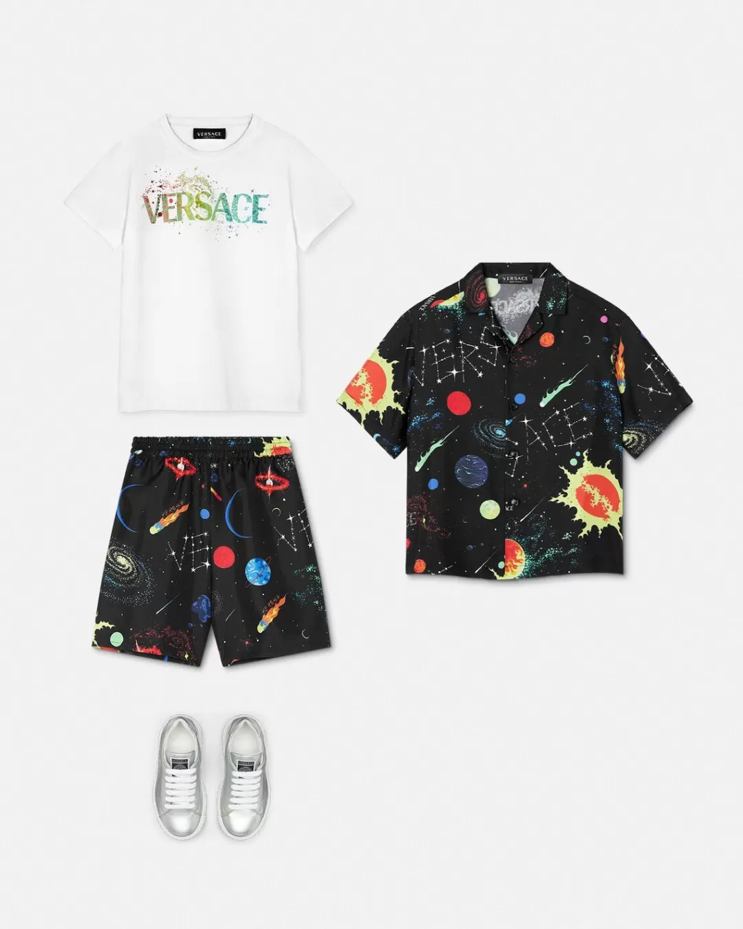 Logo Kids T-Shirt*Versace Fashion