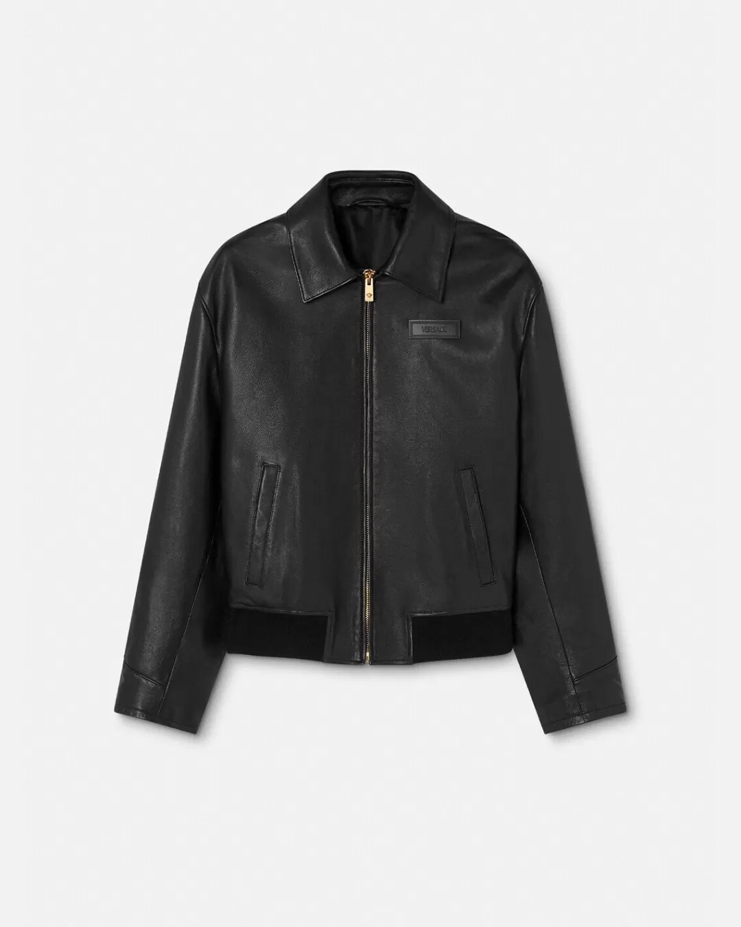 Roar Leather Blouson Jacket*Versace Best