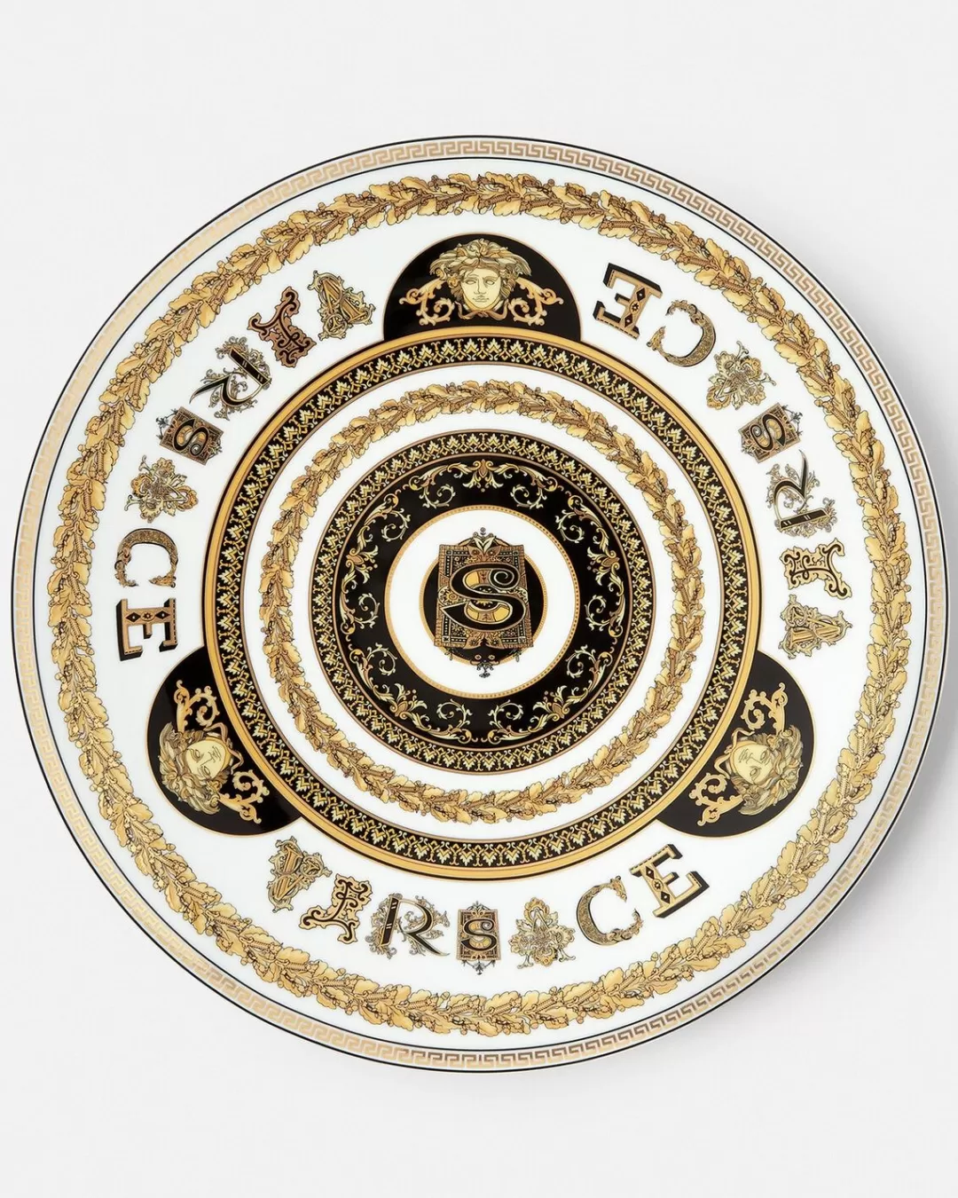 Virtus Alphabet S Charger Plate 33 Cm*Versace Sale