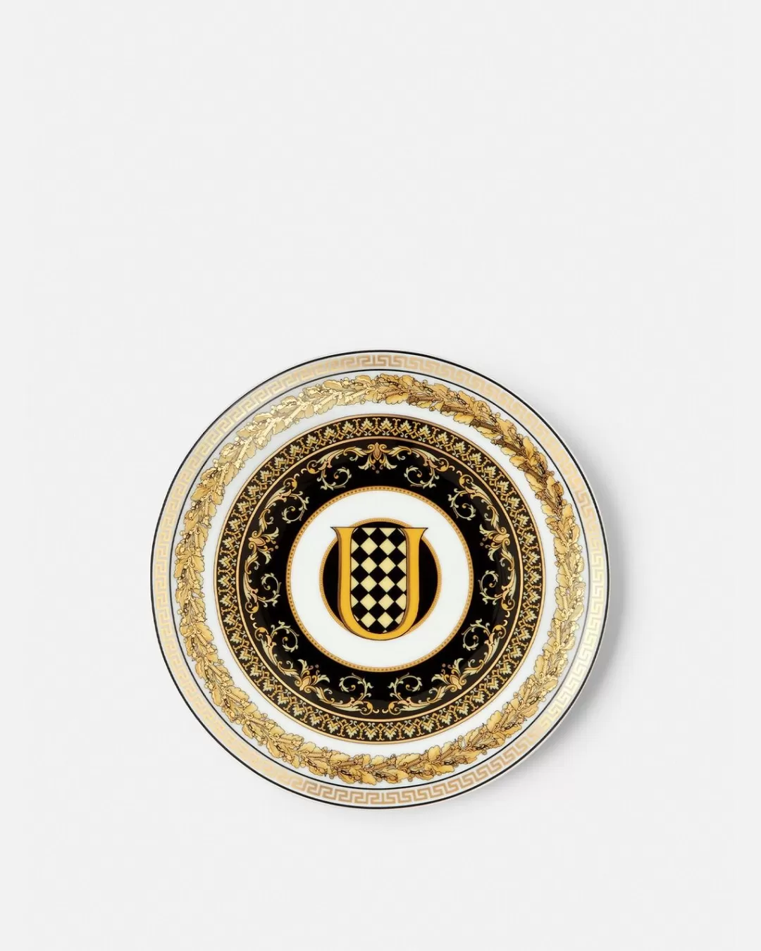 Virtus Alphabet U Plate 17 Cm*Versace Shop