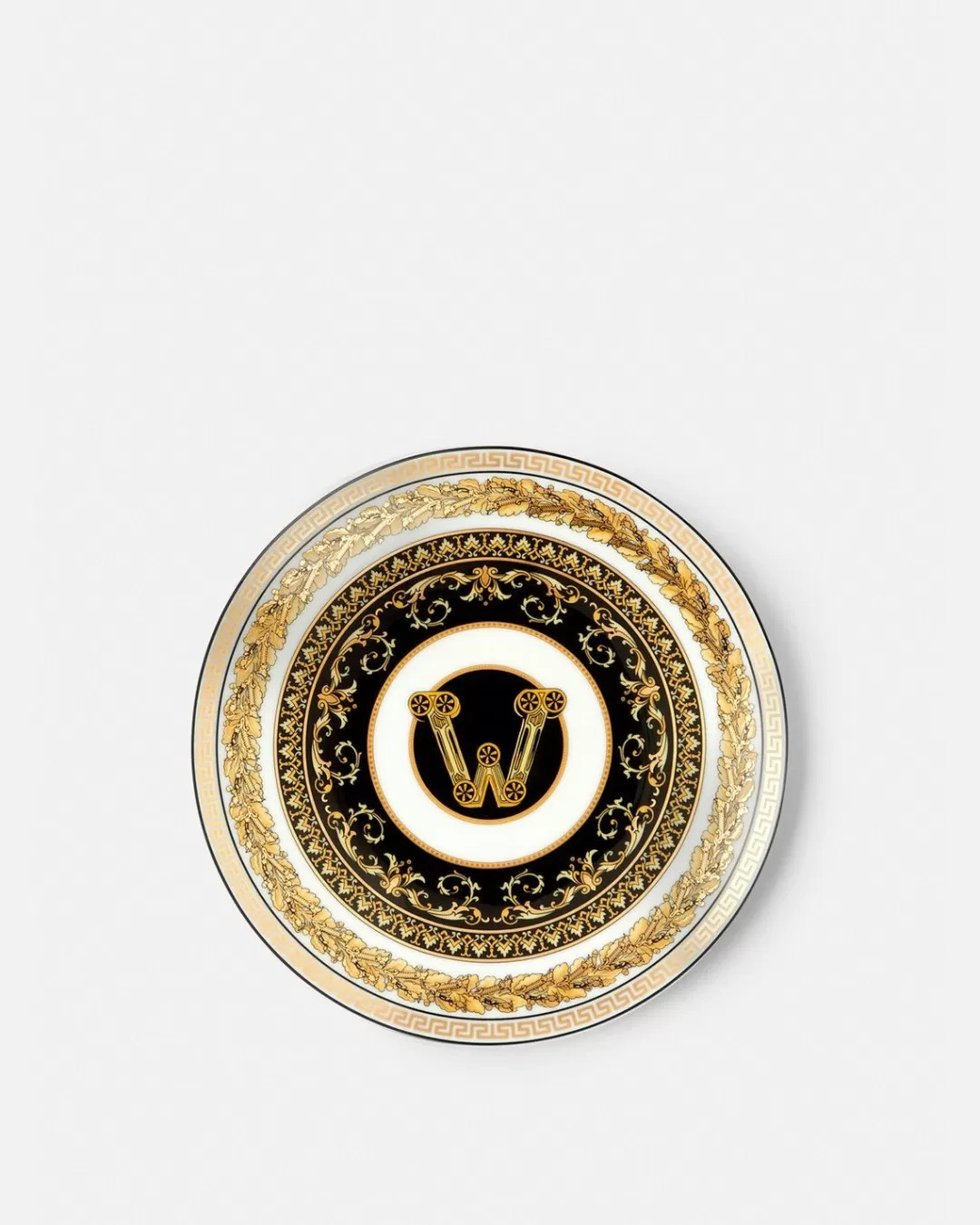 Virtus Alphabet W Plate 17 Cm*Versace Fashion