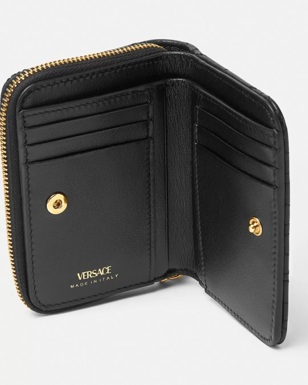 Virtus Bifold Zip Wallet*Versace Best Sale