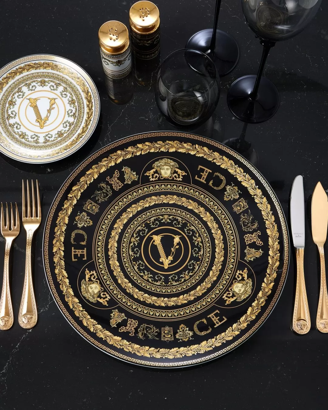 Virtus Gala Charger Plate 33 Cm*Versace Cheap