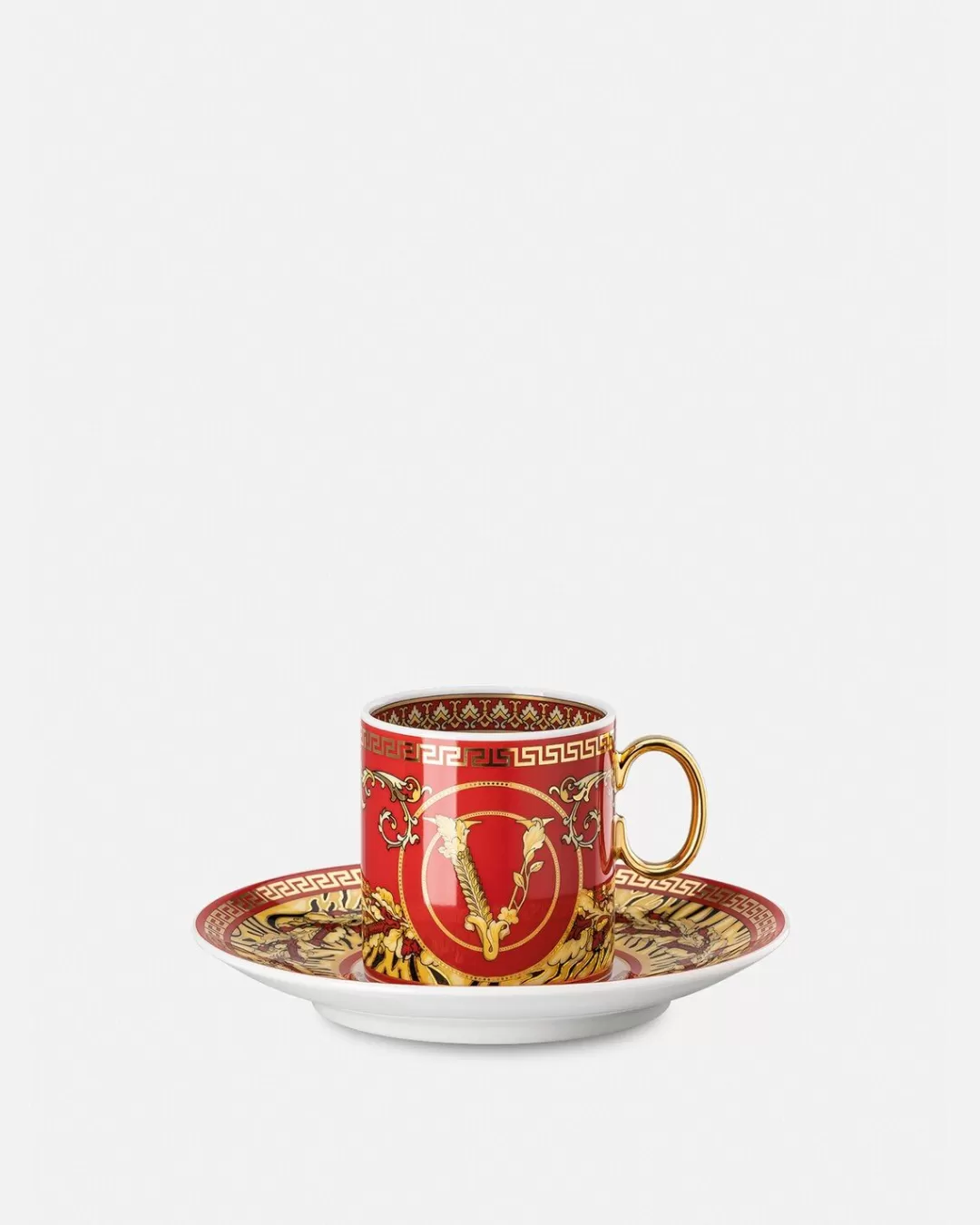 Virtus Holiday Espresso Cup & Saucer*Versace Fashion