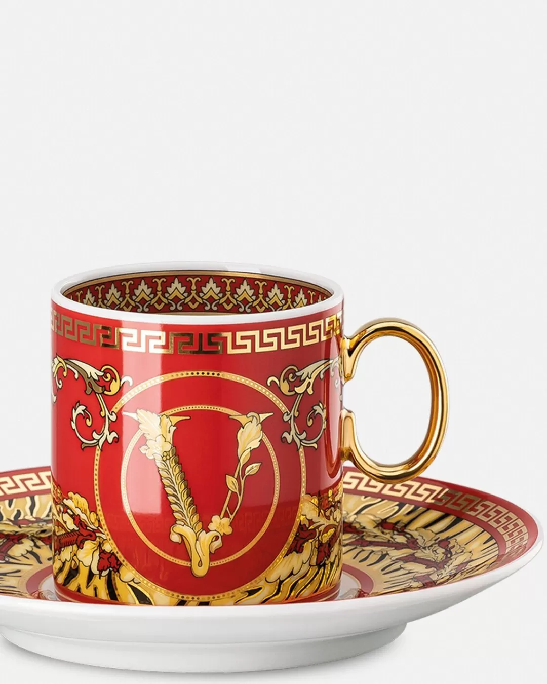 Virtus Holiday Espresso Cup & Saucer*Versace Fashion