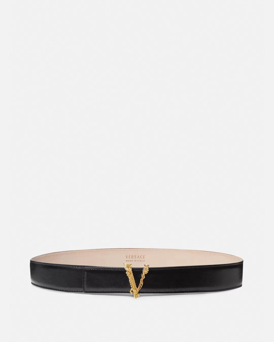 Virtus Leather Belt*Versace Clearance