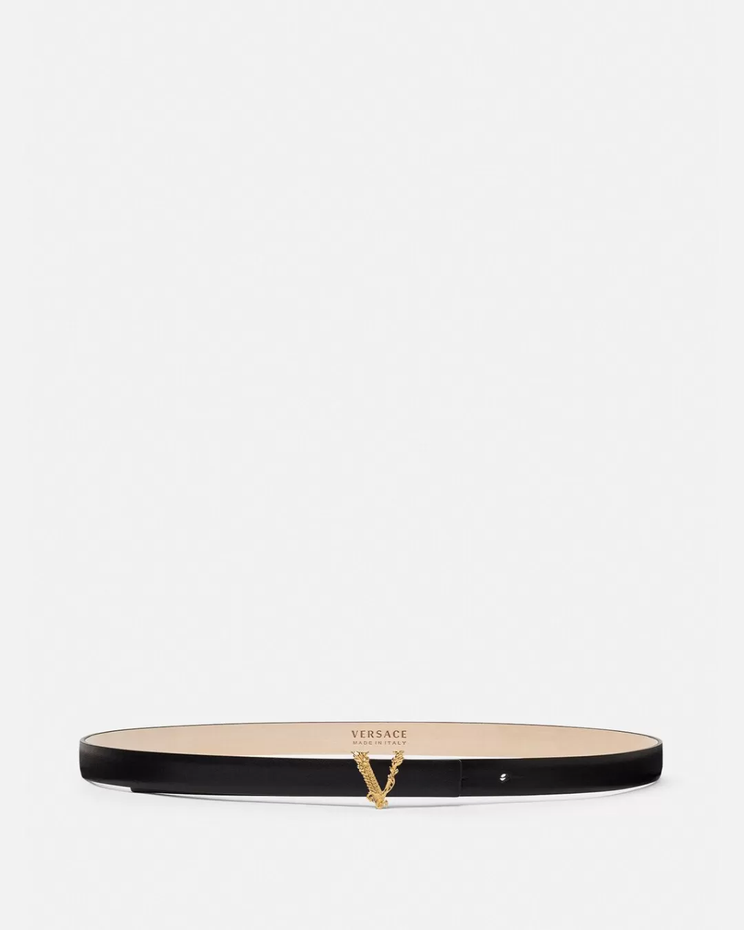 Virtus Thin Leather Belt*Versace Hot