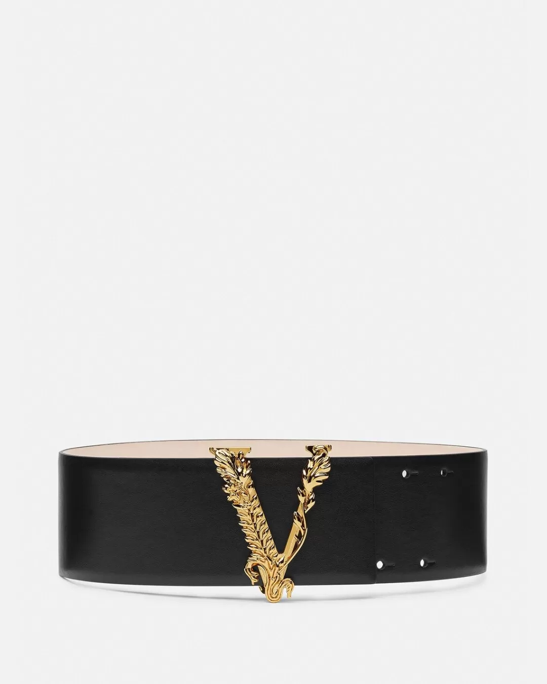 Virtus Wide Leather Belt*Versace Cheap